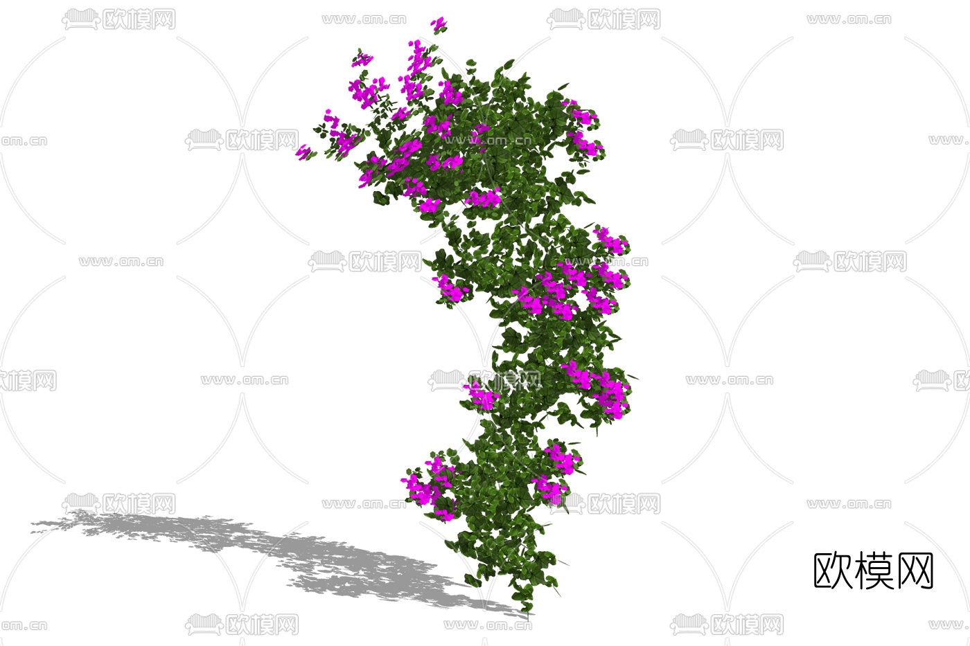 现代绿植藤蔓免费su模型下载