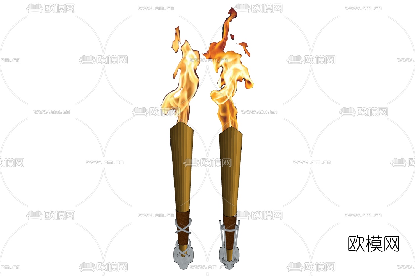 现代金属壁灯免费su模型下载