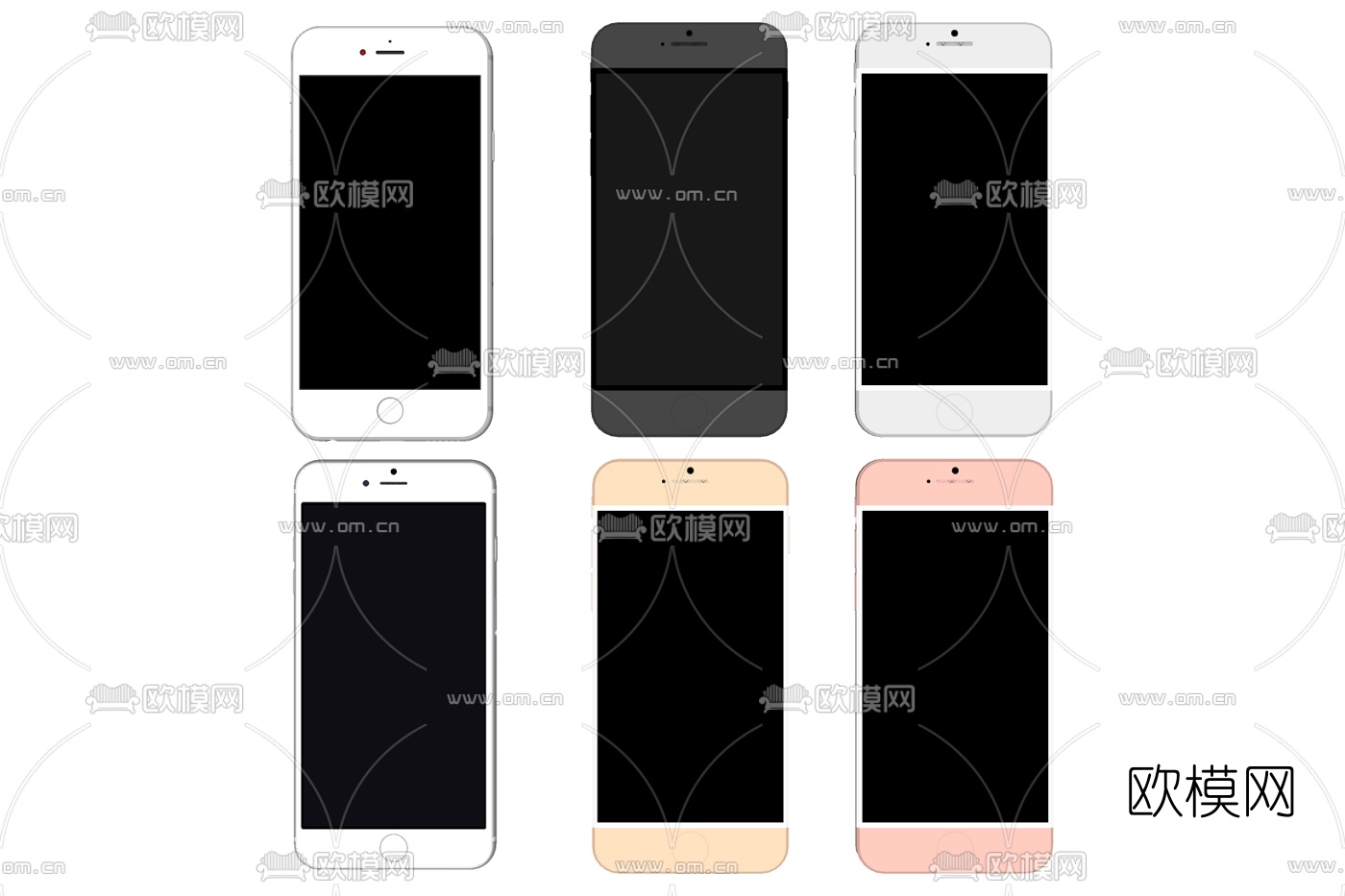 现代苹果手机su模型下载