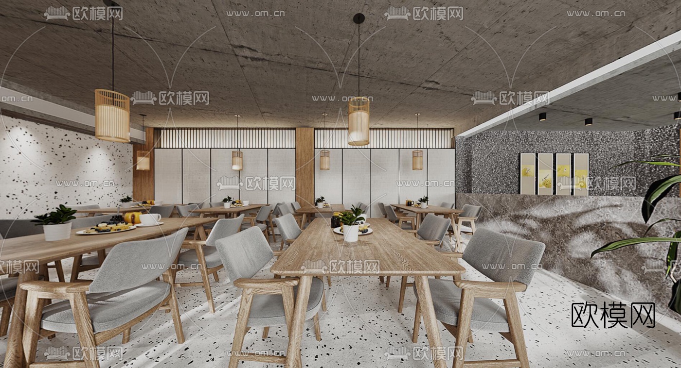 现代公司饭堂cr全景3d模型