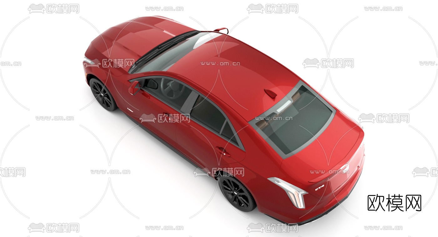 现代凯迪拉克汽车3d模型