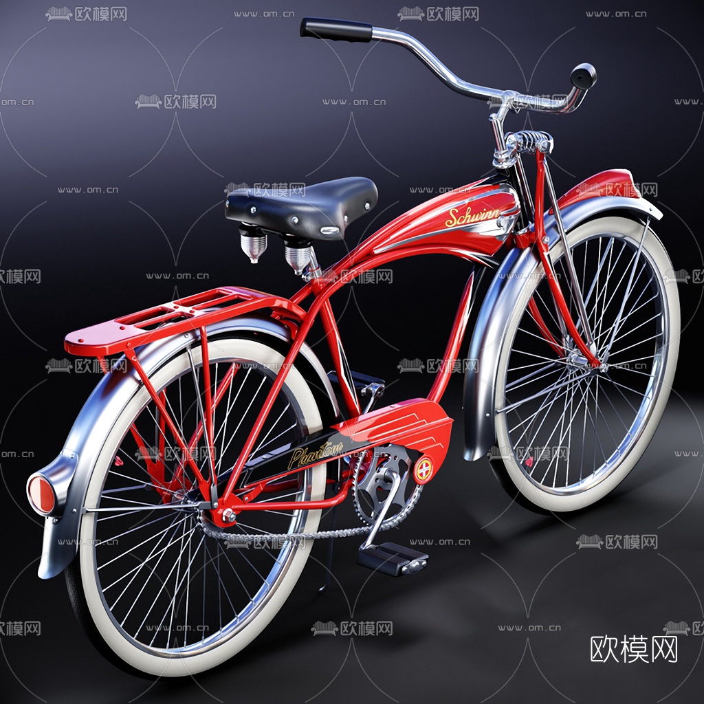 现代自行车3d模型下载