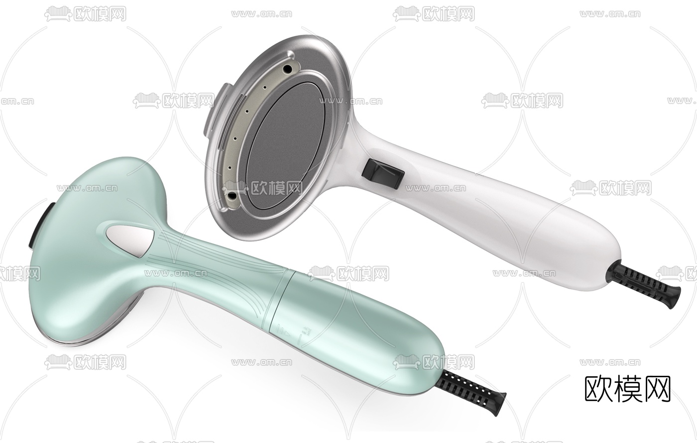 现代电熨斗蒸汽刷3d模型下载