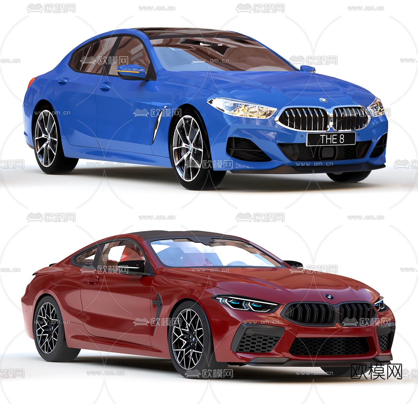 现代宝马汽车3d模型