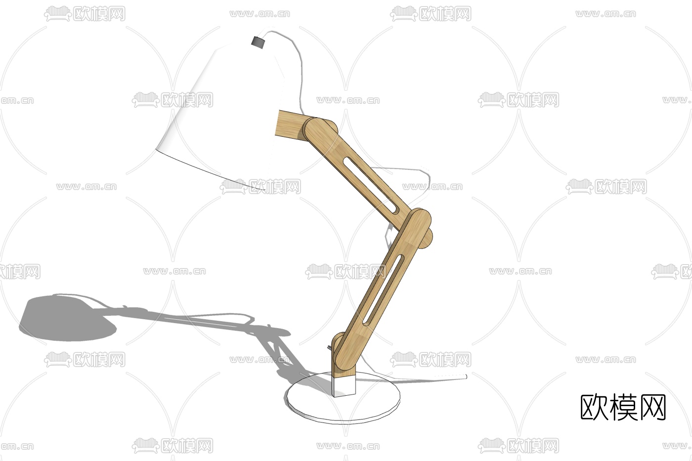 北欧台灯免费su模型下载