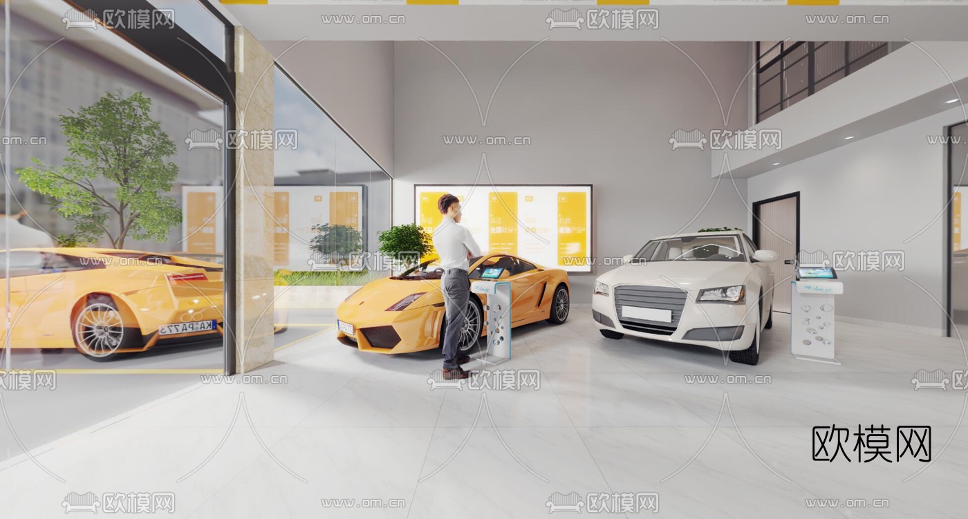 现代汽车4S店vr全景3d模型