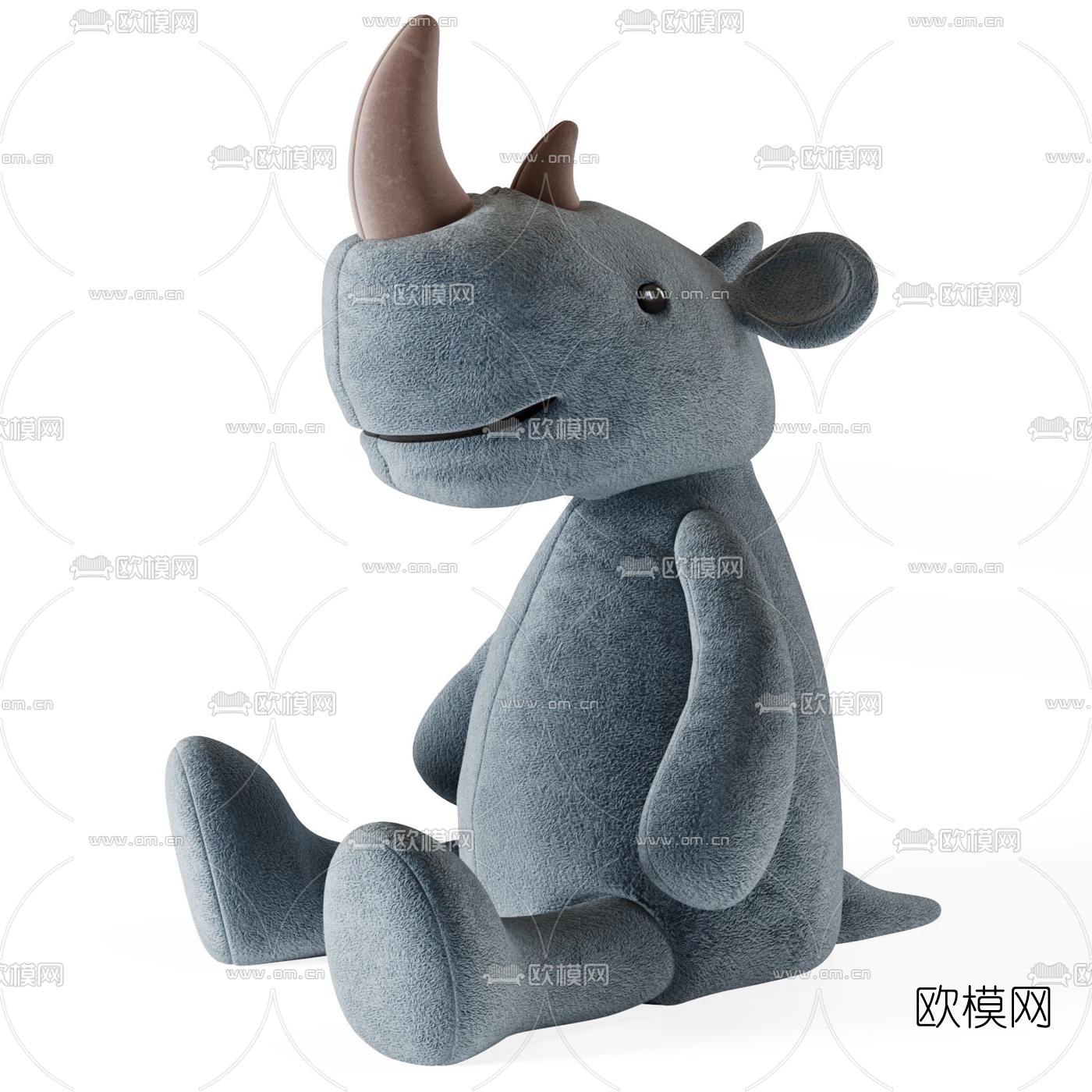 现代儿童动物布偶玩具3d模型下载（渲染图5）