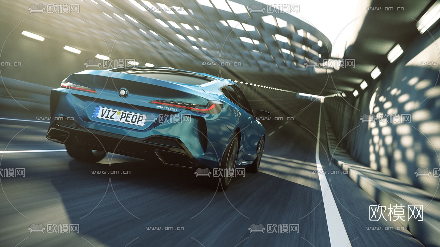 现代宝马汽车3d模型