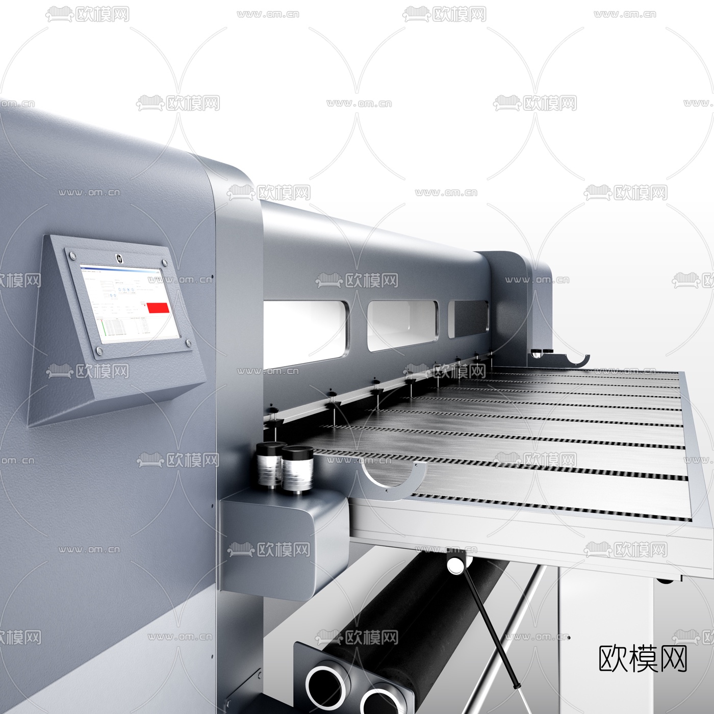 现代打印机3d模型