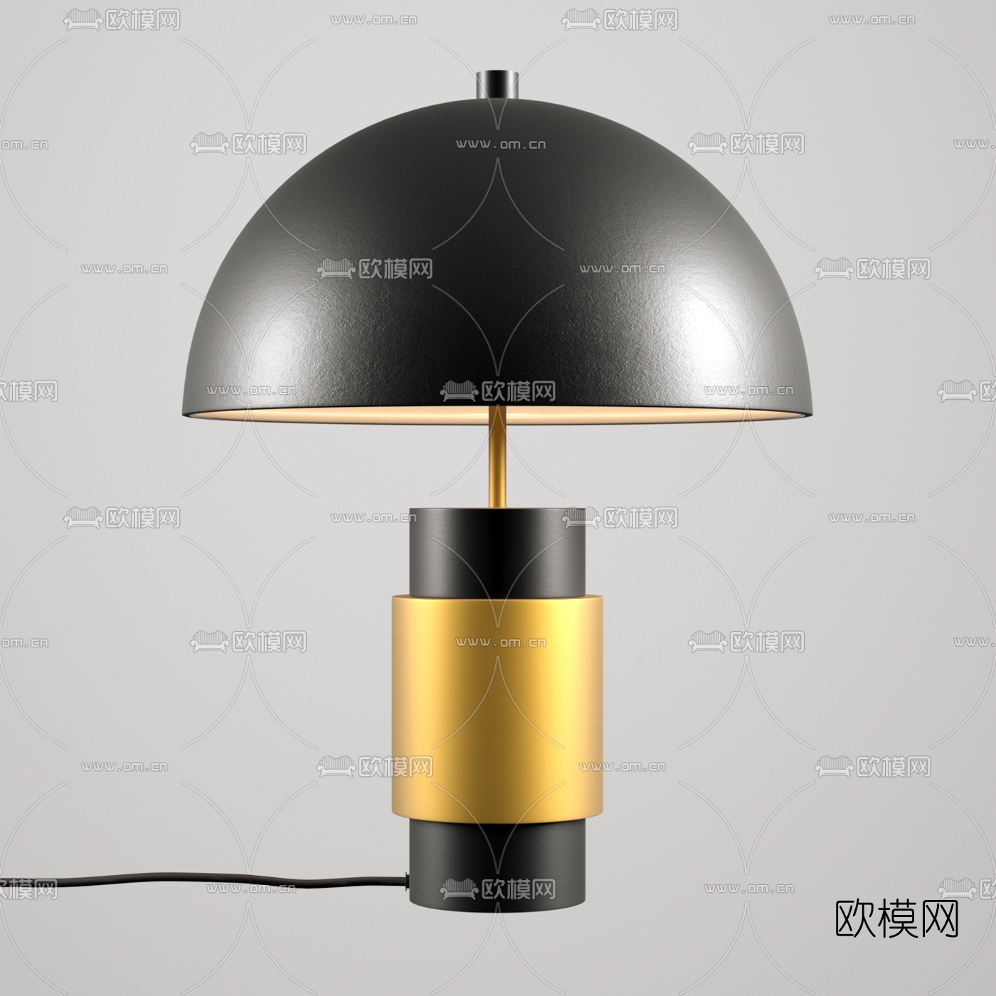 现代简约轻奢台灯3d模型下载