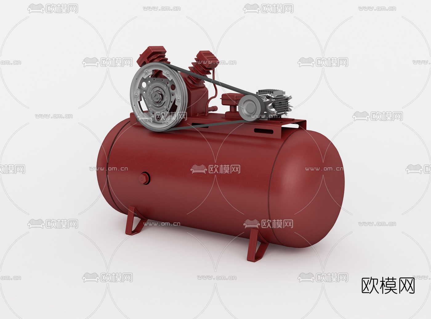 现代工作室空气压缩机3d模型下载