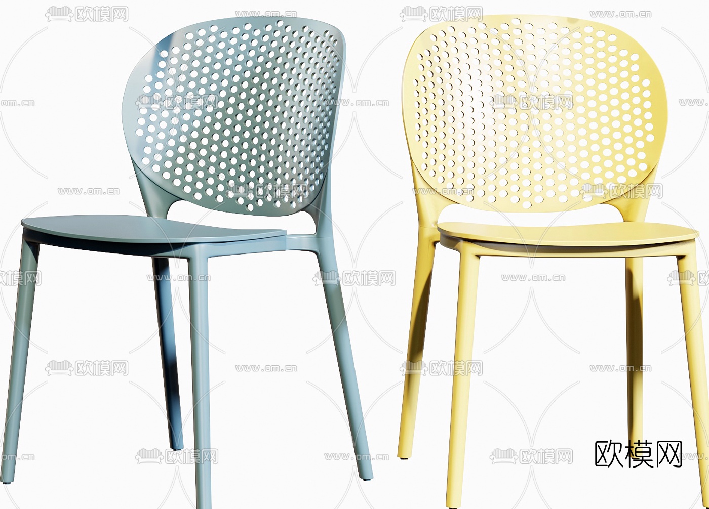 现代时尚休闲椅3d模型下载（渲染图5）