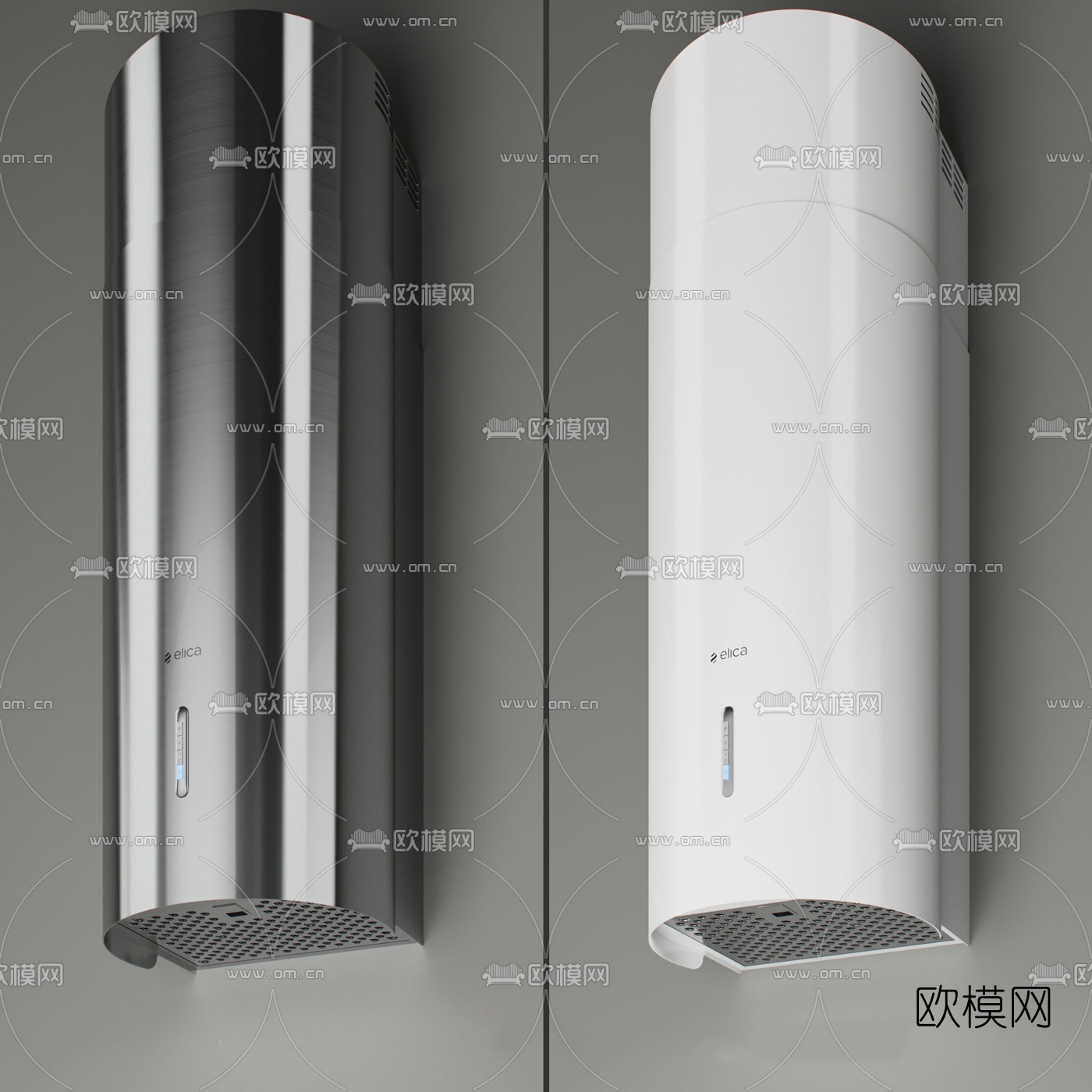 现代厨房抽油烟机3d模型