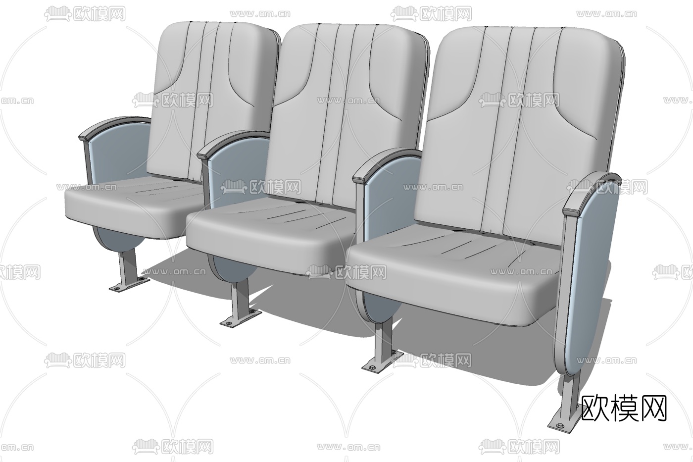 现代公用椅免费su模型下载