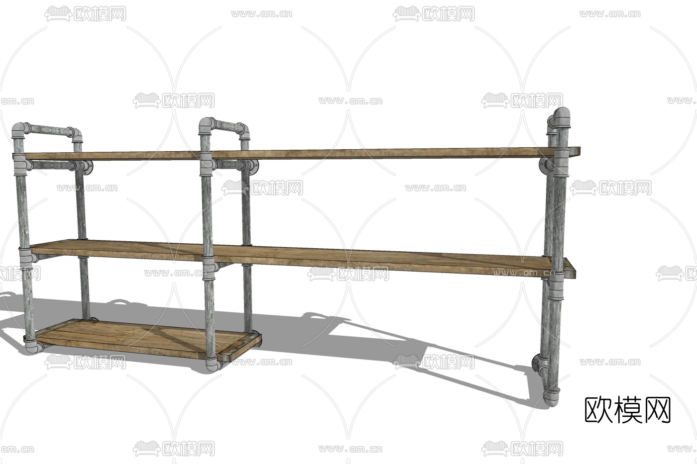 现代展示柜免费su模型下载