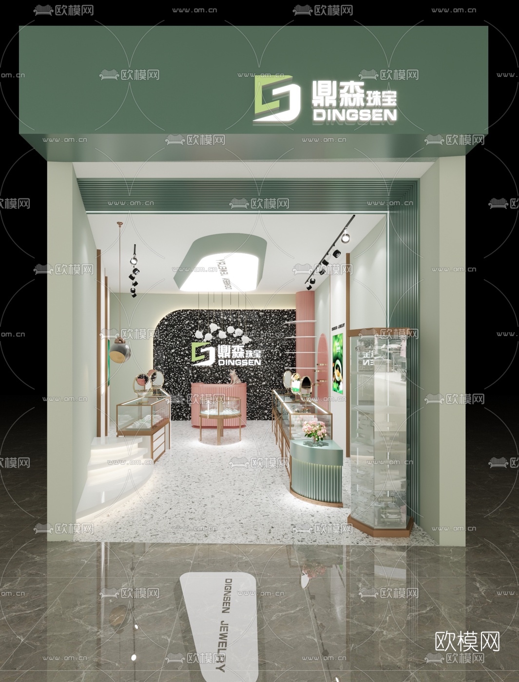 北欧珠宝店3d模型下载（渲染图3）