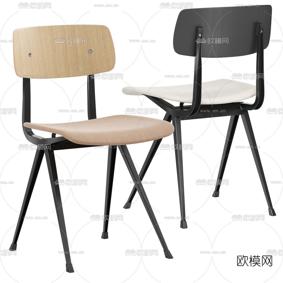 北欧单椅3d模型