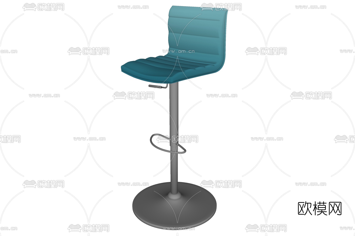现代吧台椅免费su模型下载