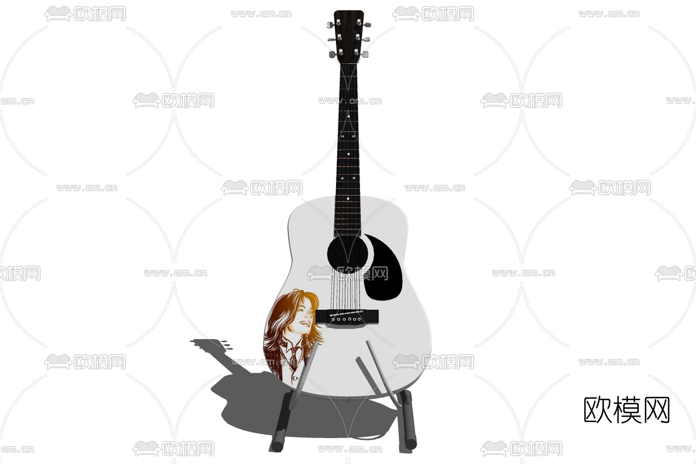 现代大提琴su模型下载