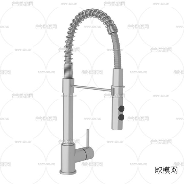 现代金属水龙头免费3d模型下载