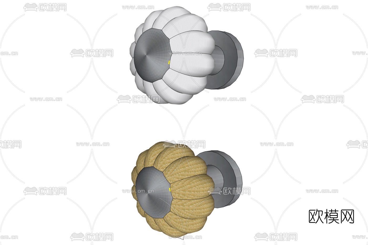 欧式门拉手免费su模型下载