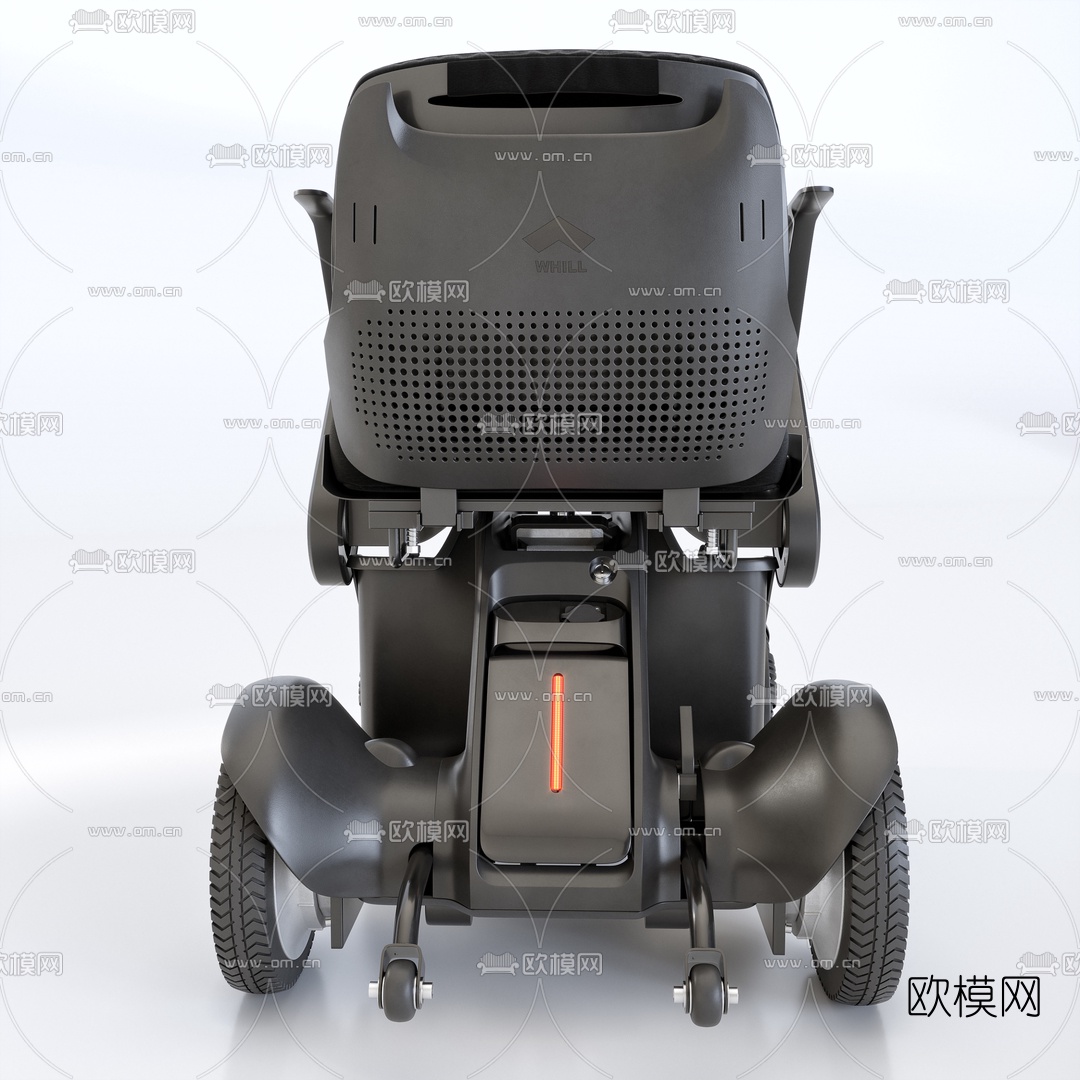 现代电动轮椅3d模型下载（渲染图3）