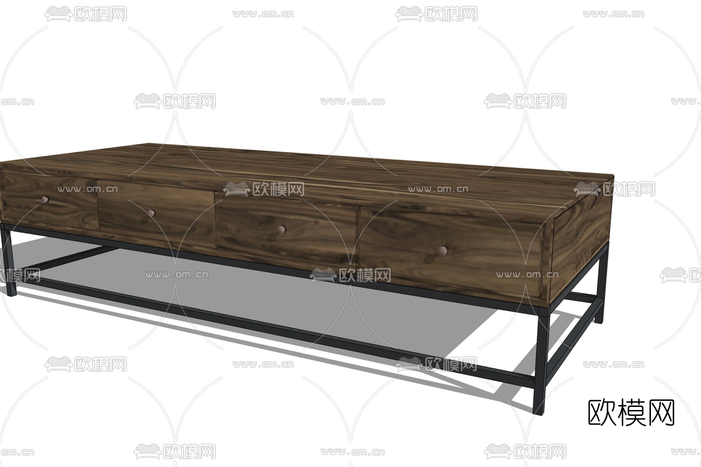 北欧电视柜免费su模型下载