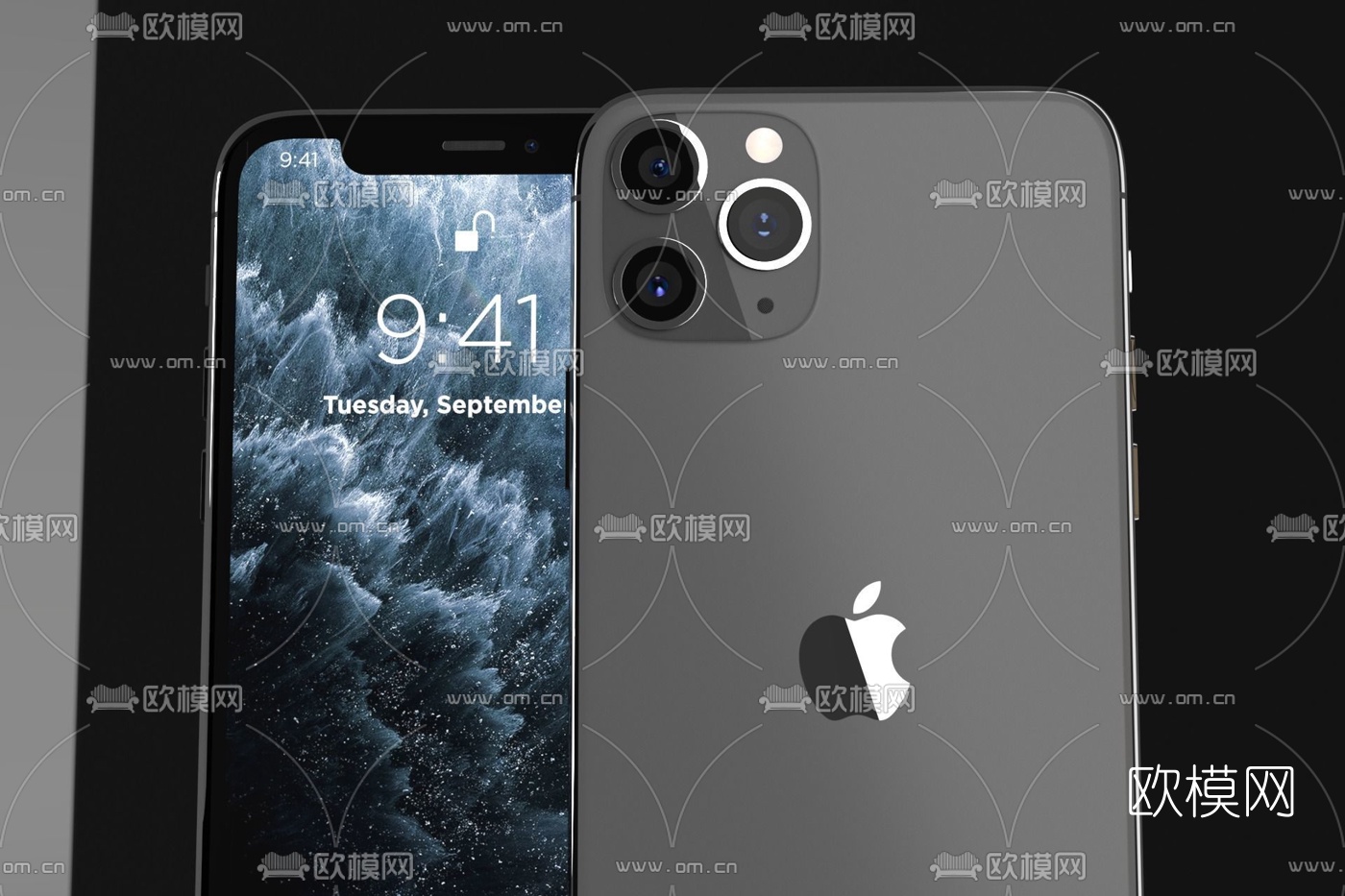 现代iPhone11pro苹果手机3d模型