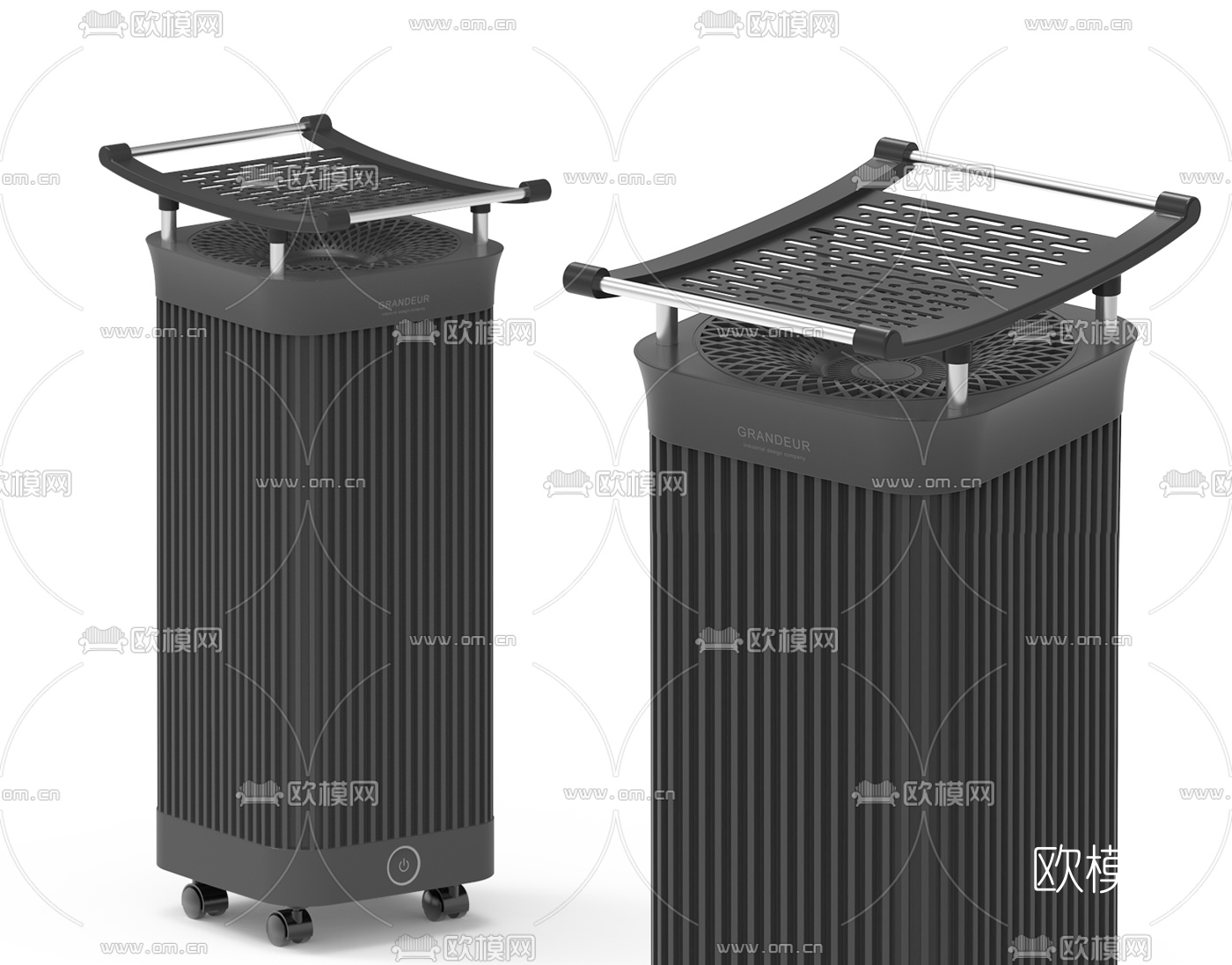 现代对流取暖器3d模型下载