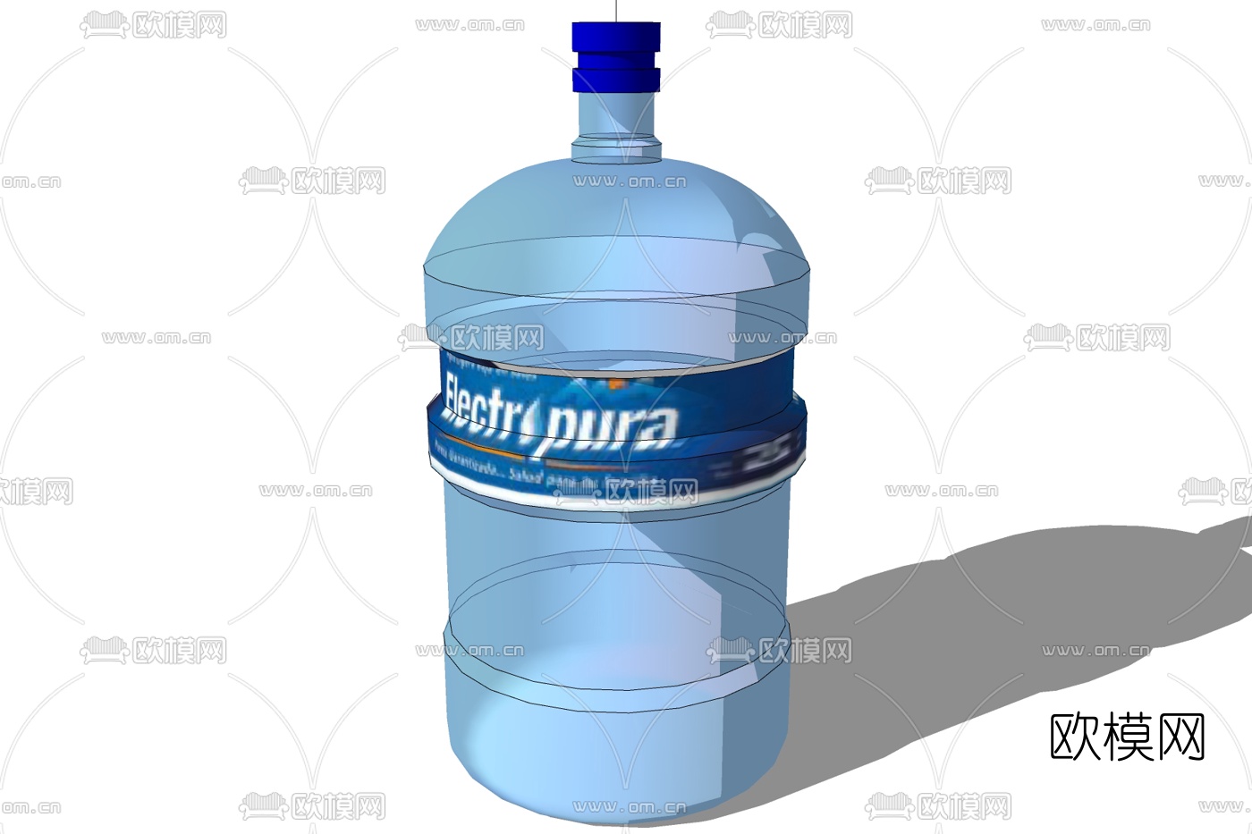 现代纯净水水桶免费su模型下载