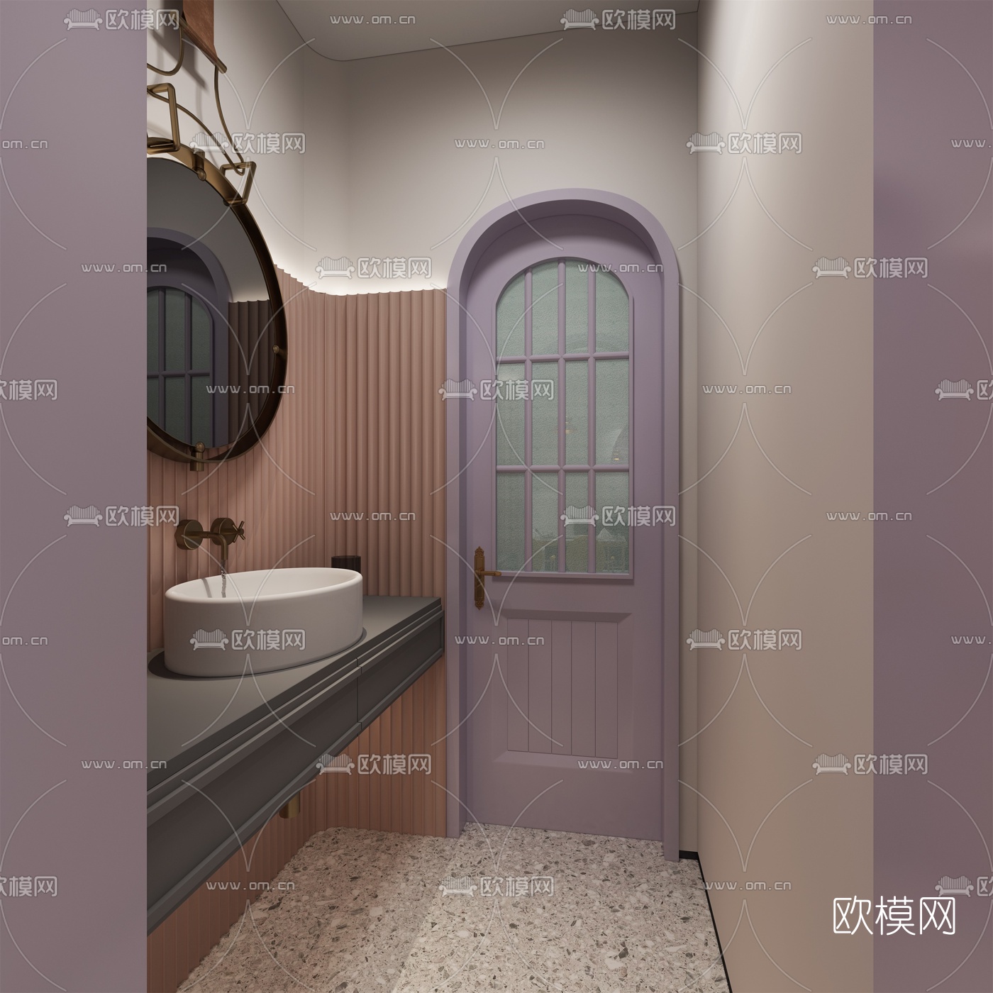 北欧火锅店免费3d模型下载（渲染图2）