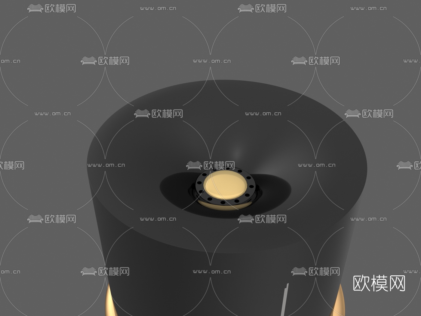 现代迷你加湿器免费3d模型下载（渲染图2）