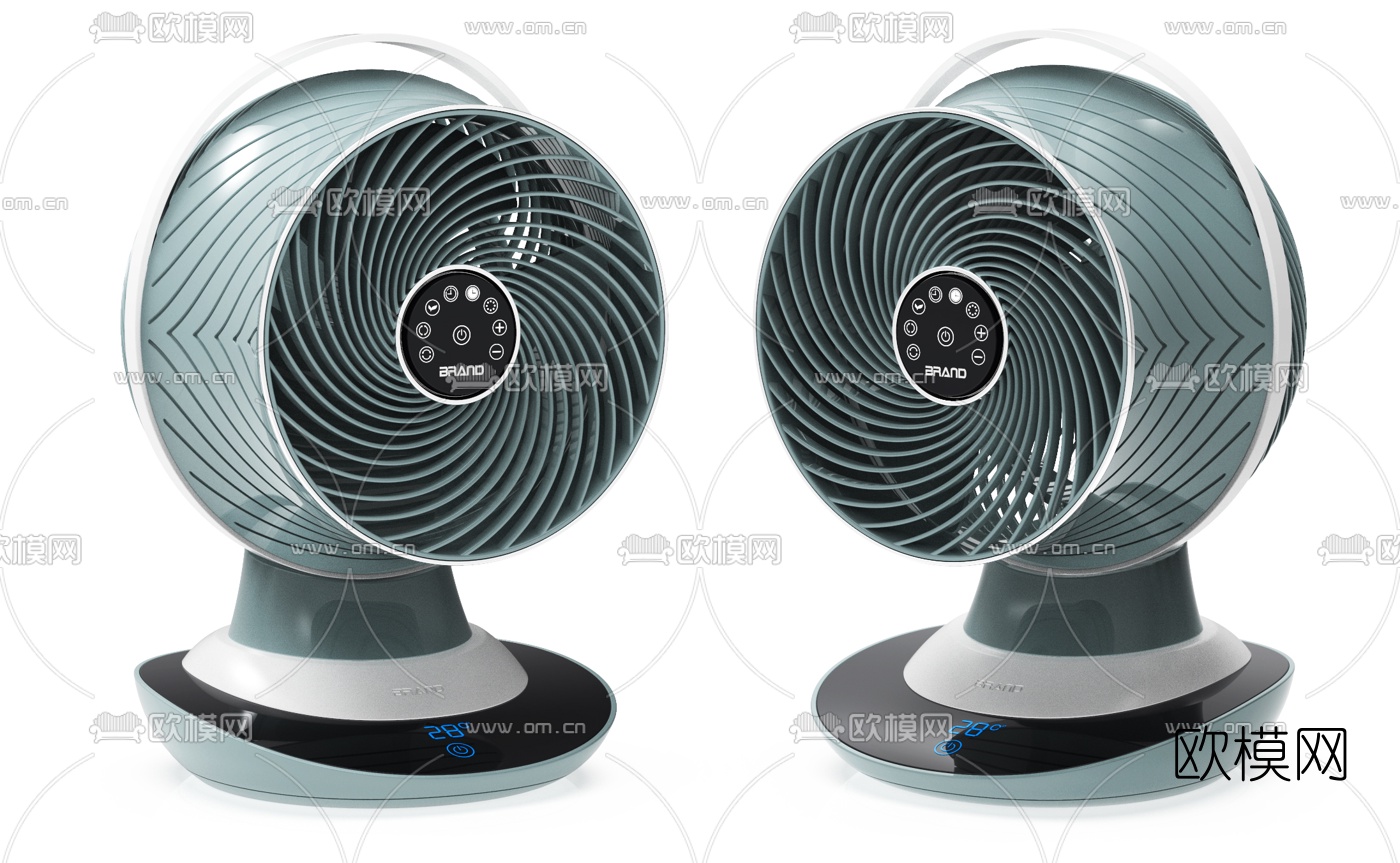 现代电风扇循环扇3d模型下载