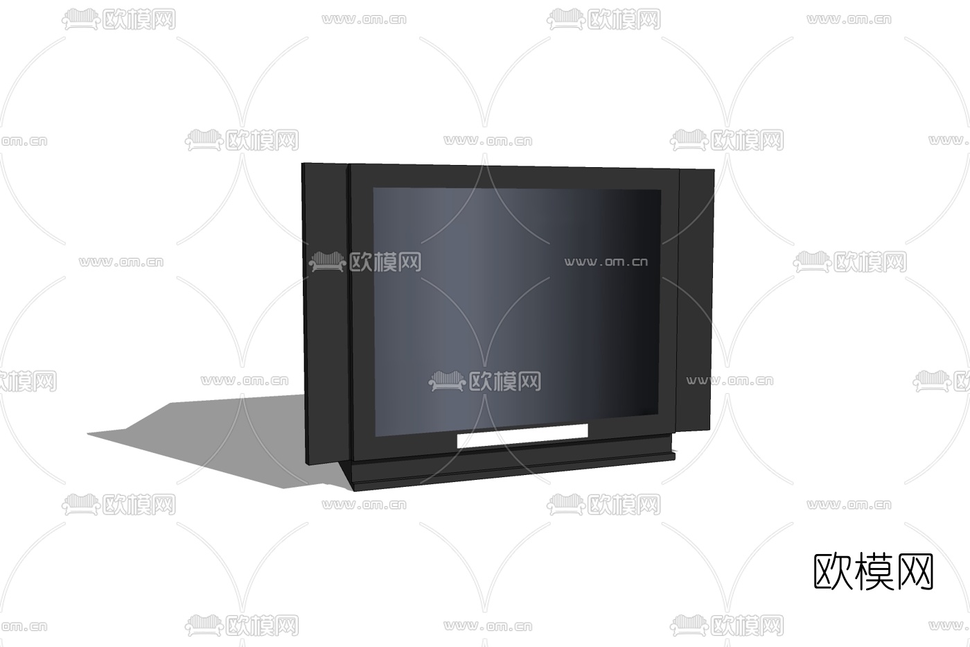现代电视机免费su模型下载