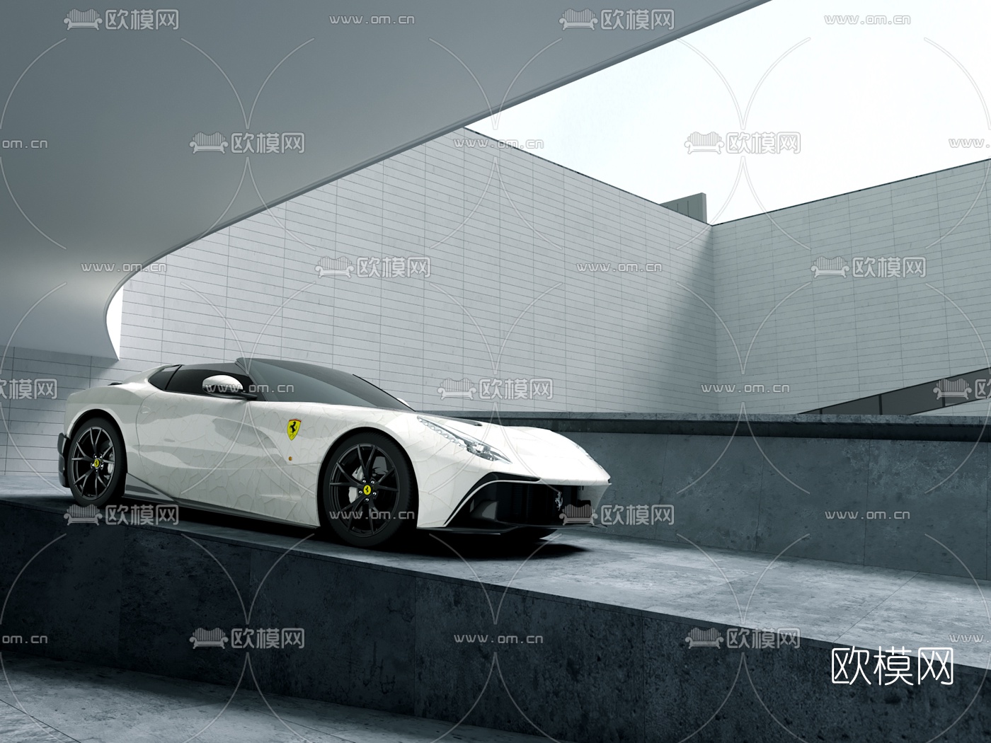 现代汽车3d模型