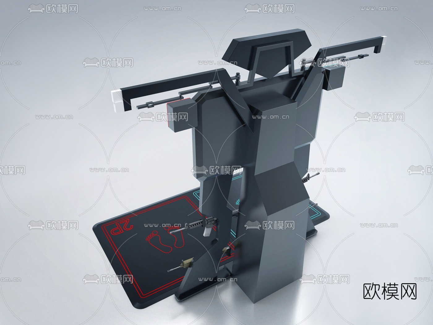 现代幻影星空vr一体机3d模型