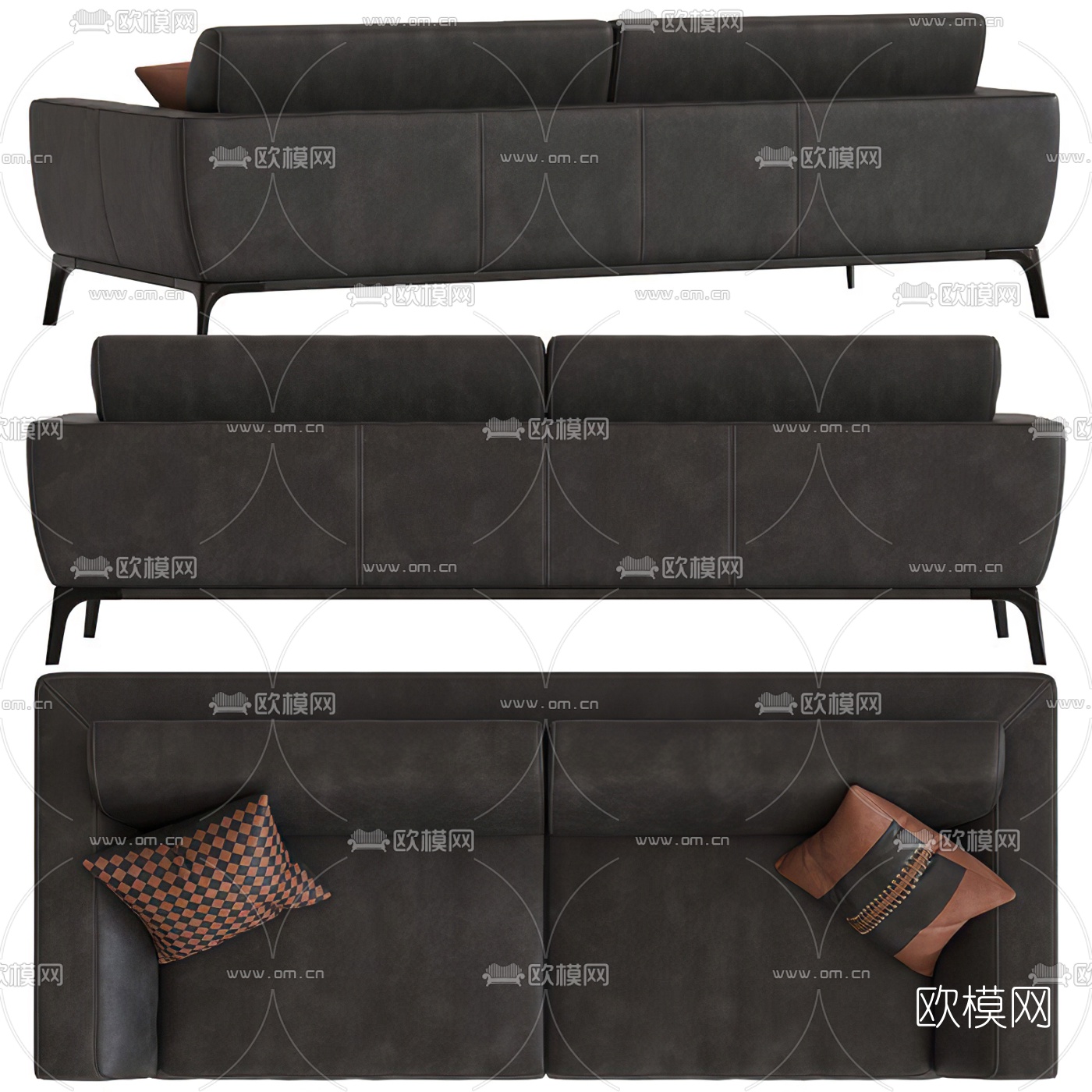 Roche Bobois双人沙发3d模型下载（渲染图3）