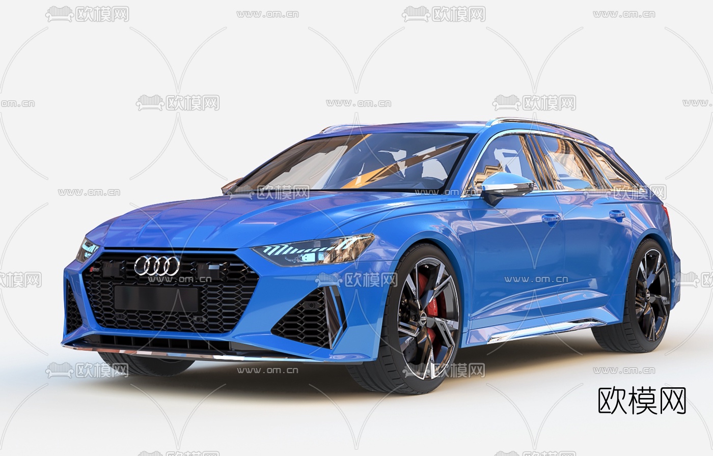 现代奥迪汽车3d模型