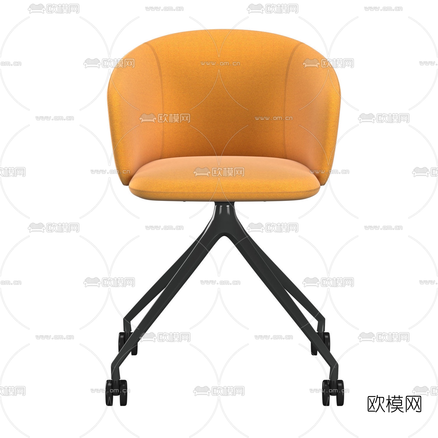 现代时尚办公椅3d模型下载（渲染图2）