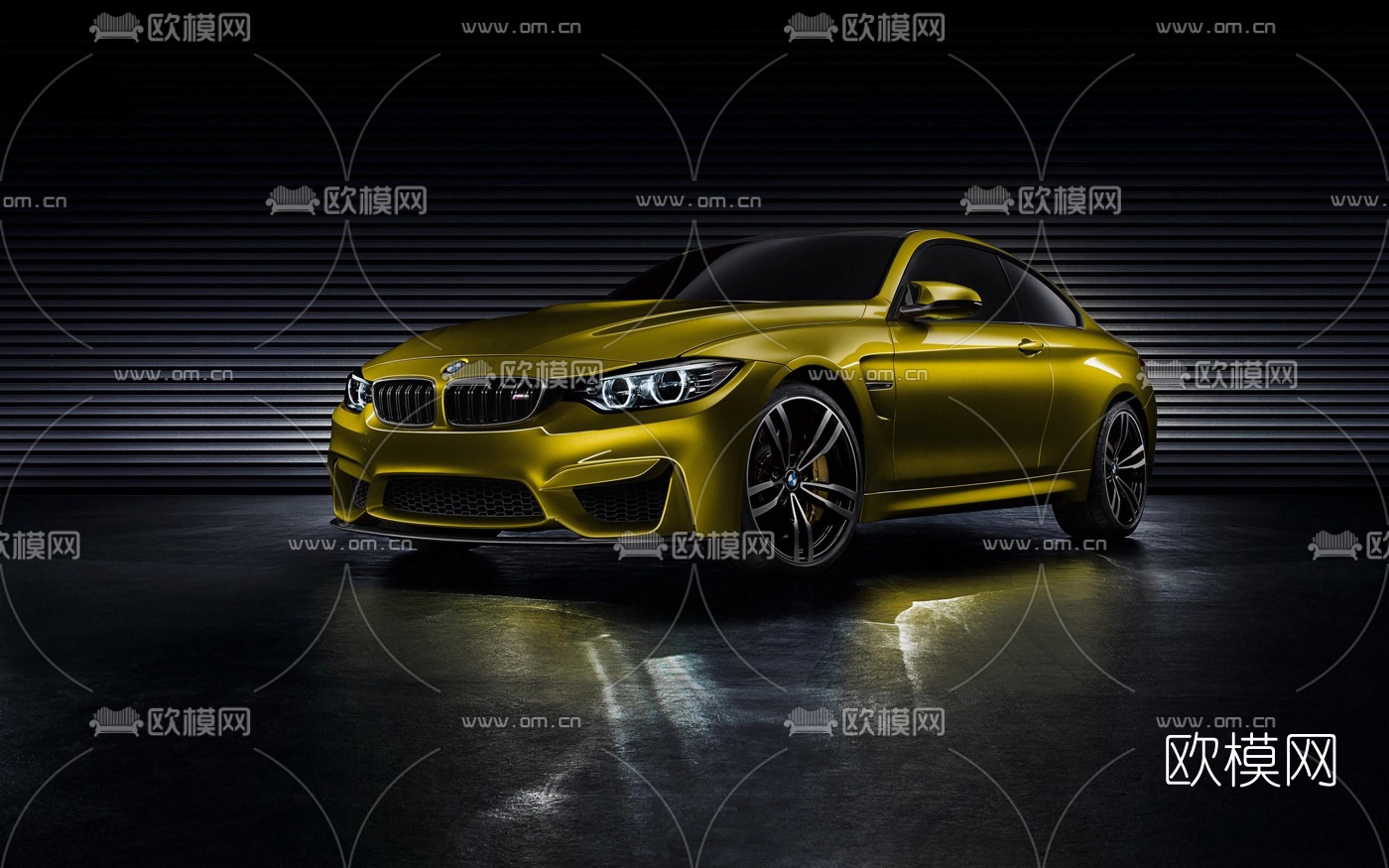 现代宝马汽车3d模型