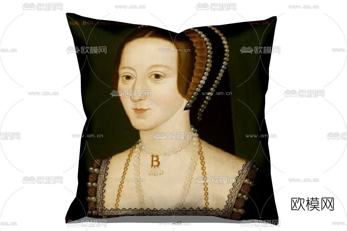 现代布艺抱枕免费su模型下载