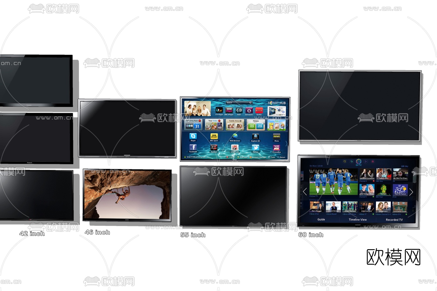 现代液晶电视免费su模型下载