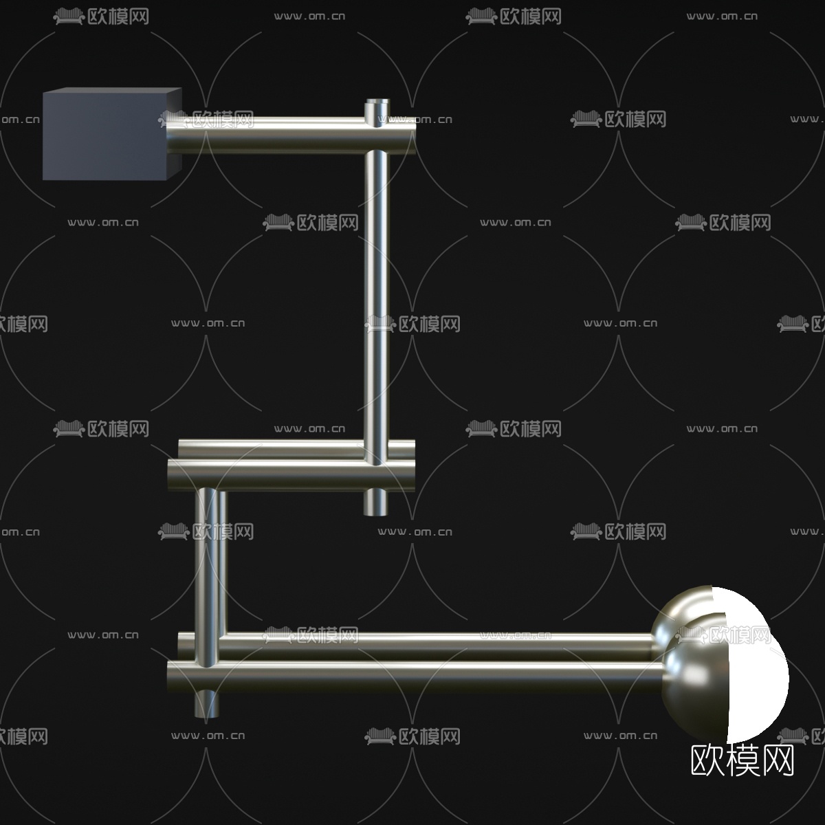 现代简约吊灯3d模型