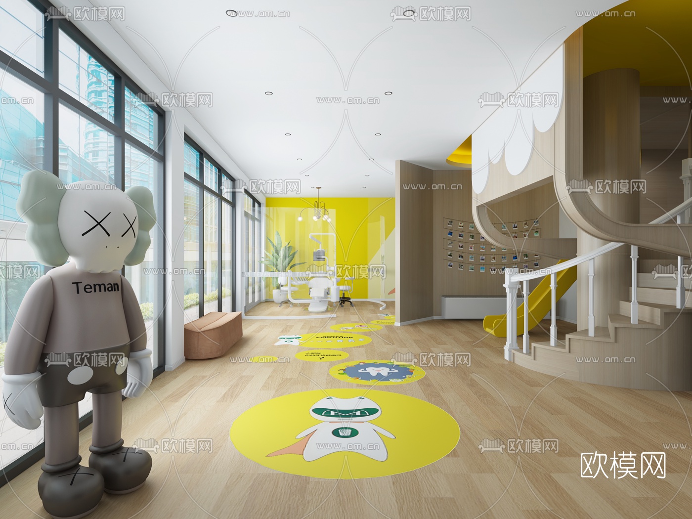 北欧牙科诊所3d模型