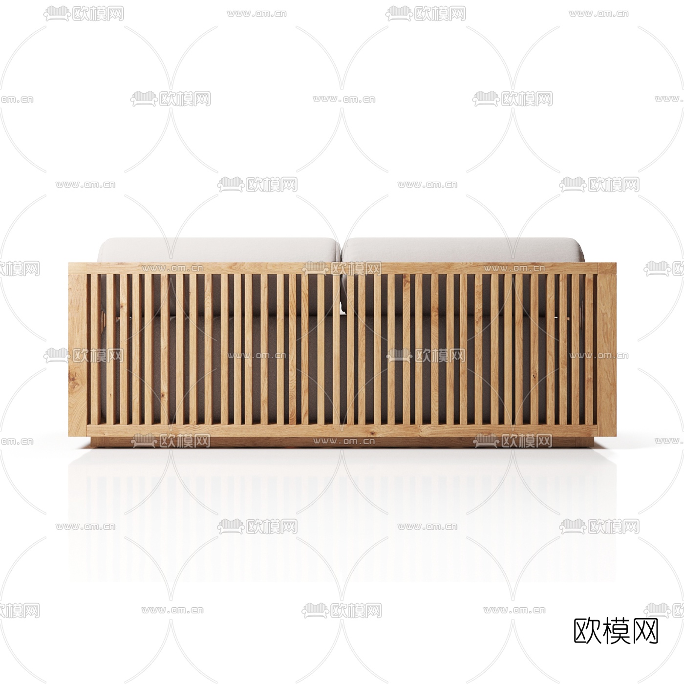 北欧布艺贵妃椅3d模型
