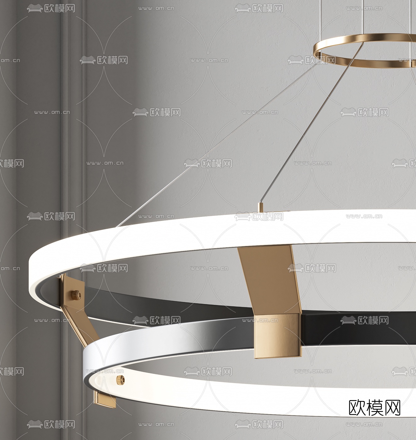 现代吊灯3d模型