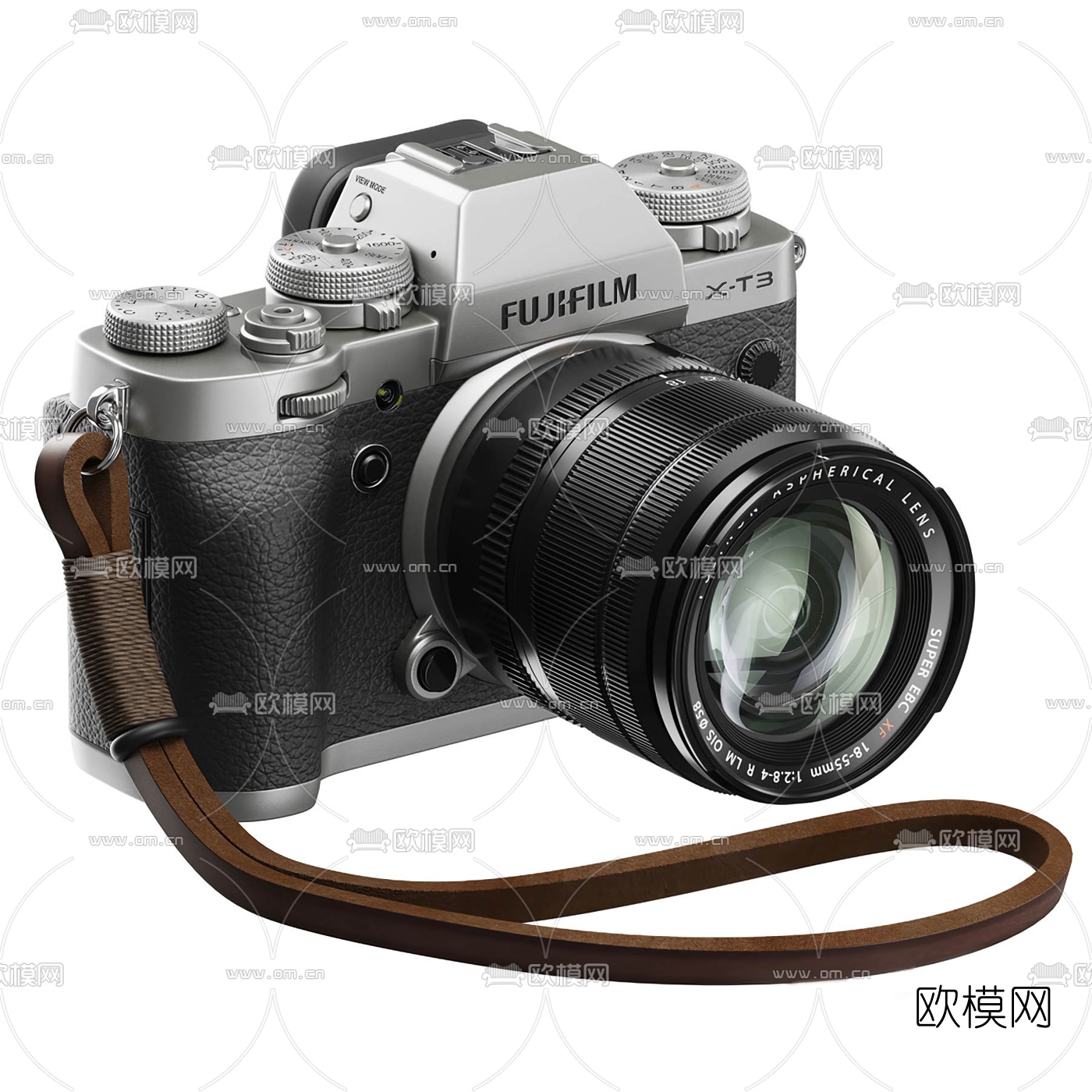 现代单反数码相机3d模型