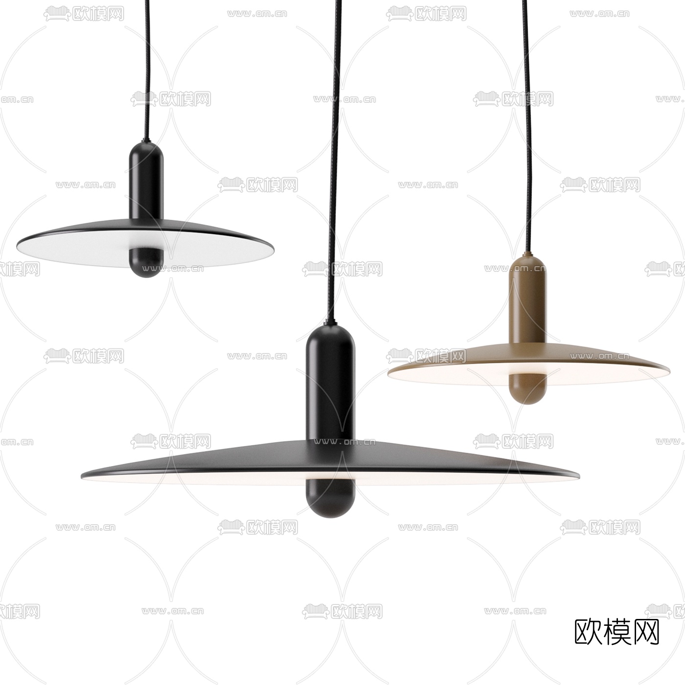 北欧时尚吊灯3d模型