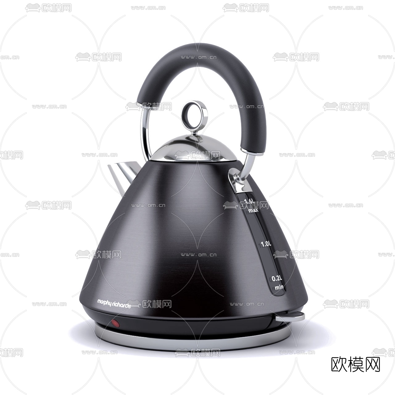 现代电热水壶3d模型