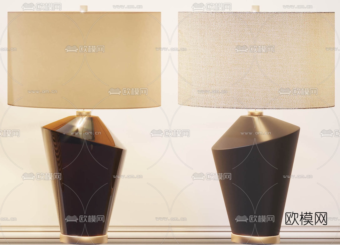 现代轻奢台灯3d模型下载（渲染图6）